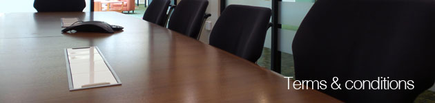 Terms and conditions